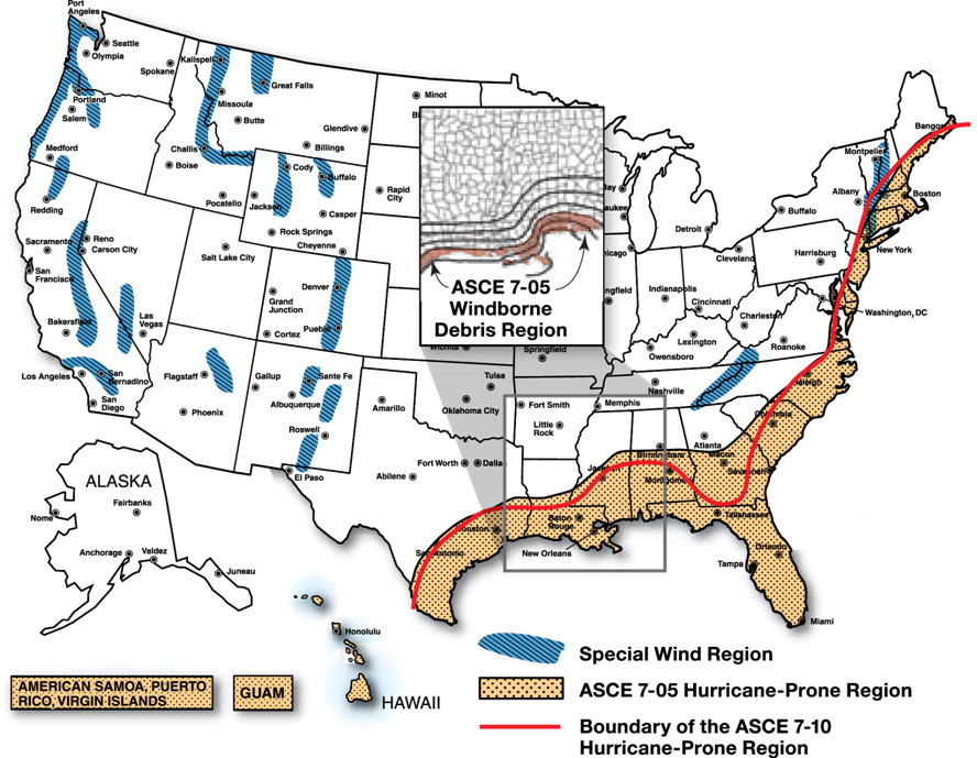 Wind Zone Chart