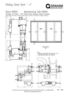 S0900 Series Xo Sliding Glass Doors Graham Architectural
